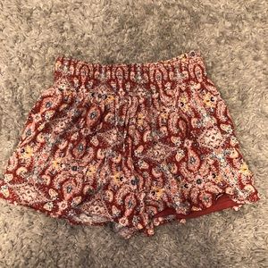 NWOT Xhilaration Printed High-Waisted Shorts
